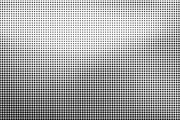 abstract Halftone vector background black and white dots shape