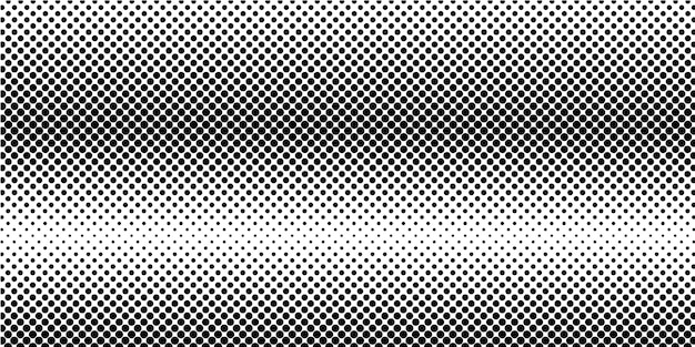 abstract Halftone vector background black and white dots shape