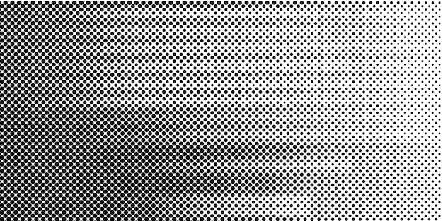 abstract Halftone vector background black and white dots shape