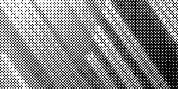 abstract Halftone vector background black and white dots shape