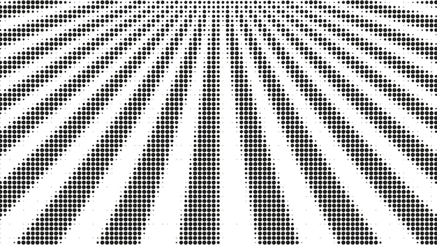 Abstract halftone vector background black and white dots shape