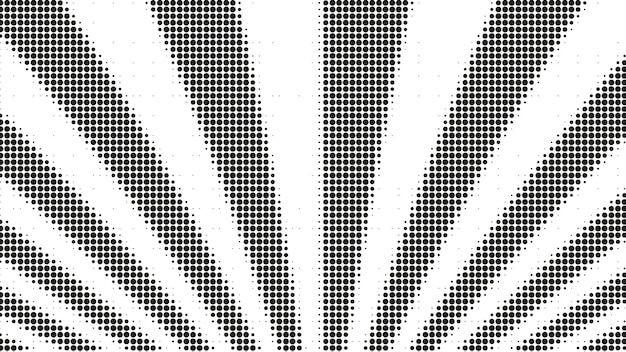 Vector abstract halftone vector background black and white dots shape