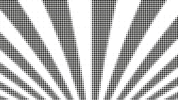 Abstract halftone vector background black and white dots shape