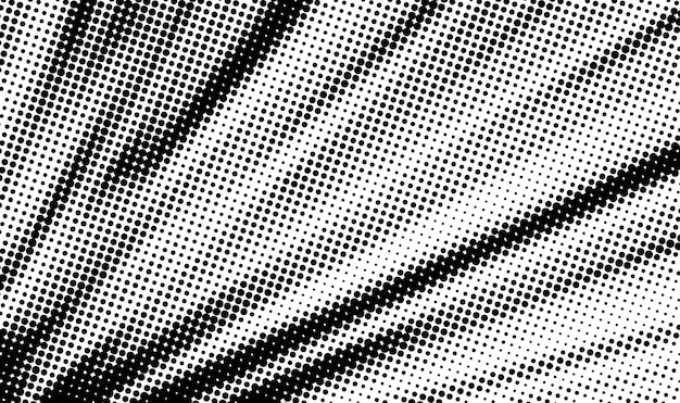 Vector abstract halftone vector background black and white dots shape