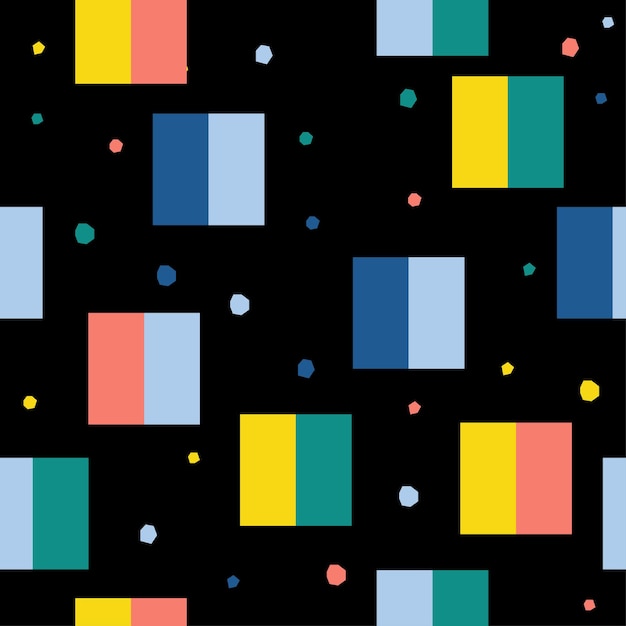 abstract handmade  square seamless pattern background. childish handcrafted wallpaper for design card, wallpaper, baby nappy, holiday wrapping paper, textile fabric, bag print, diaper, t shirt etc.