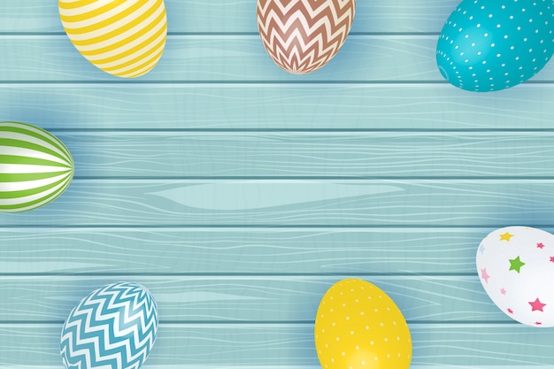 Vector abstract happy easter background