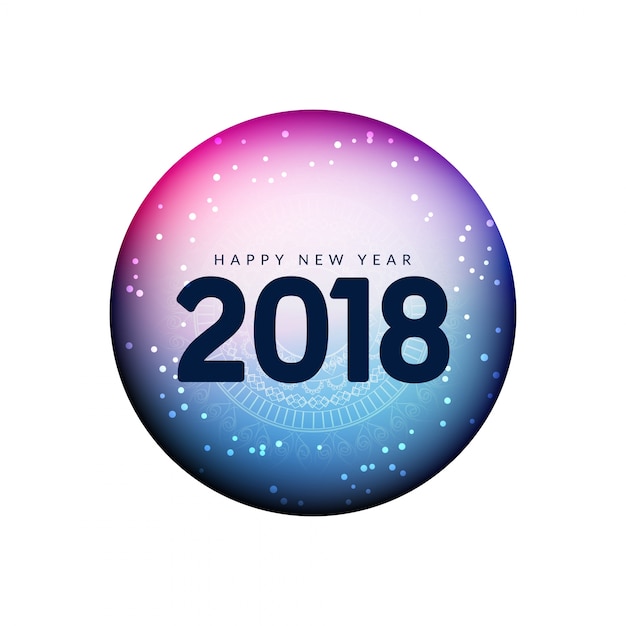 Абстрактный счастливый Новый год элегантный 2018 фон
