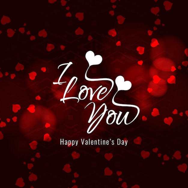 Abstract Happy Valentine's Day beautiful background