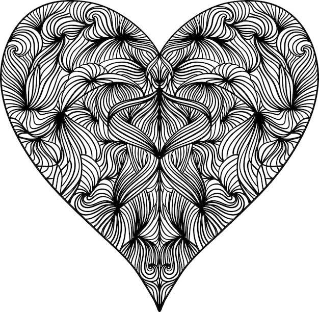 Abstract heart illustration