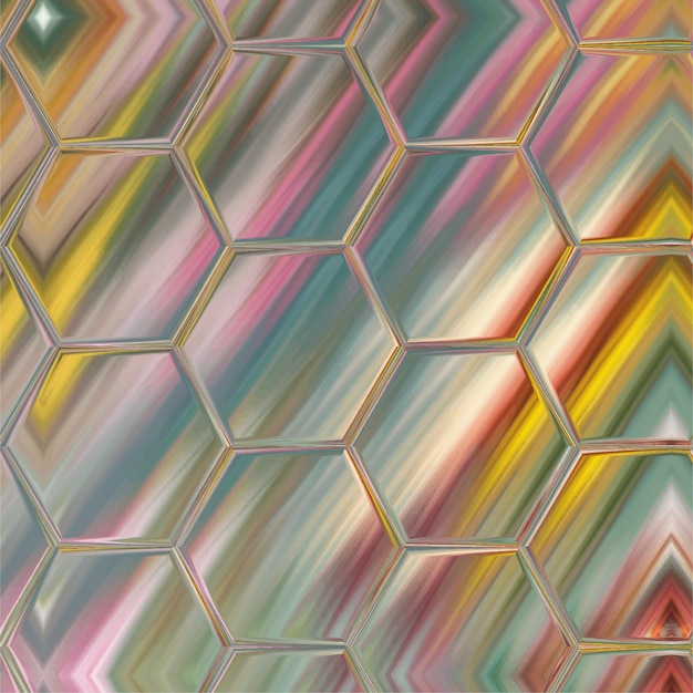 Abstract hexagon background colorful geometric background