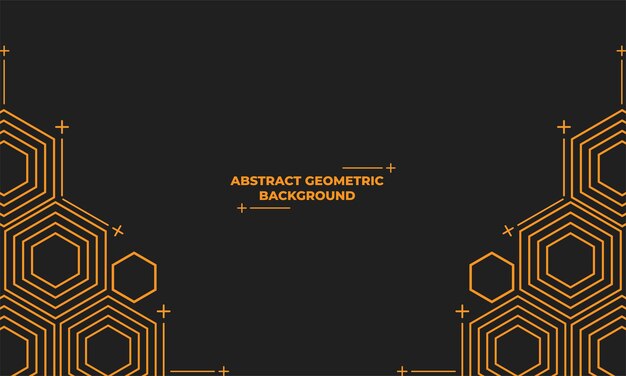 Abstract hexagonal geometric background