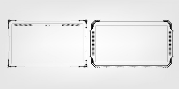 Abstract hi tech futuristic template design layout background