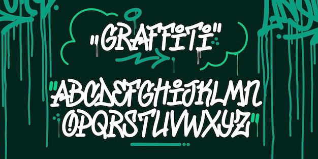 抽象的なヒップホップ 手書きのグラフィティ スタイル ワード ストリート ベクトル イラスト アート