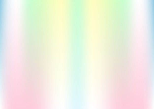 Vector abstract holographic background with pastel colors