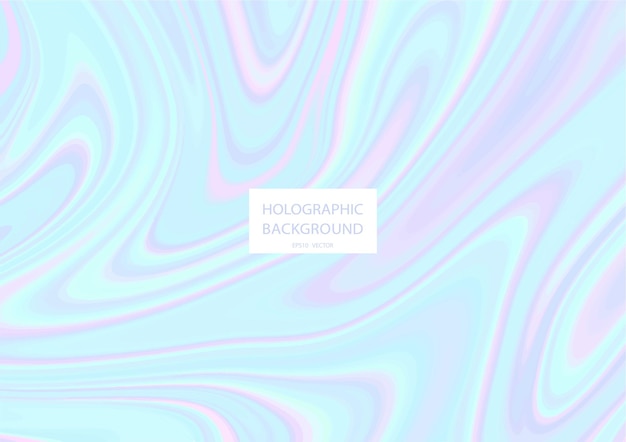 Abstract holographic background with pastel colors.