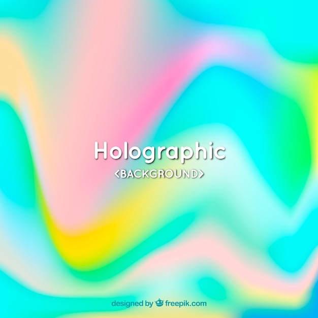 Abstract holographic colorful background