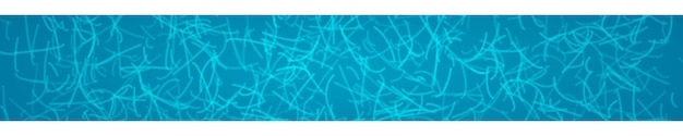 Abstract horizontal banner or background of intersecting curves in light blue colors