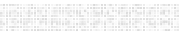 抽象的な水平バナーまたは小さな正方形または白い色のピクセルの背景