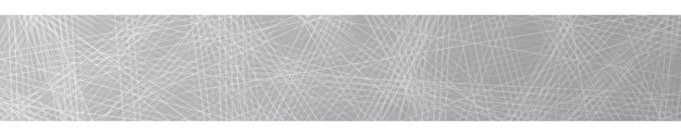 Vector abstract horizontal banner of randomly arranged lines on gray background