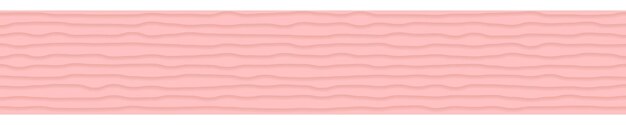 Абстрактное горизонтальное знамя волнистых линий с тенями в розовых тонах