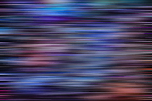 Vector abstract horizontal multicolour motion blur light line