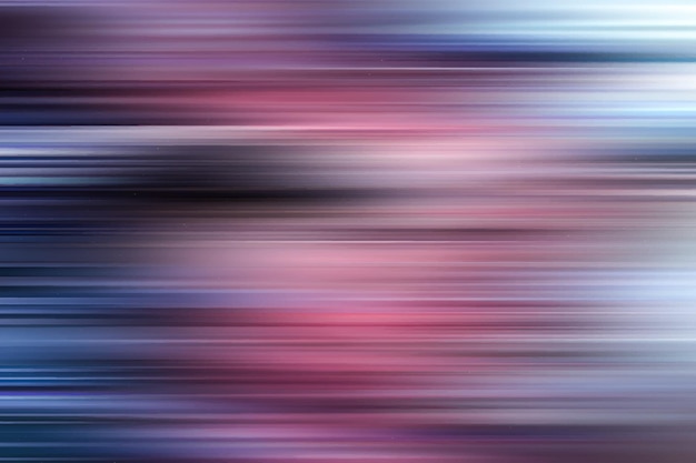 Abstract horizontal multicolour motion blur light line