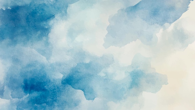 abstract horizontal watercolor background hand drawn vector texture brush stroked painting pastel color watercolour