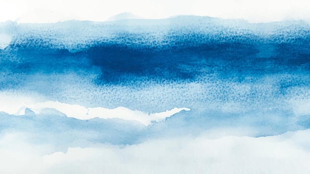 Abstract horizontal watercolor background Hand drawn vector texture Brush stroked painting pastel color watercolour