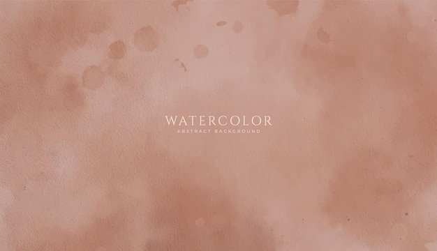 Abstract horizontal watercolor background neutral light brown beige colored empty space background illustration