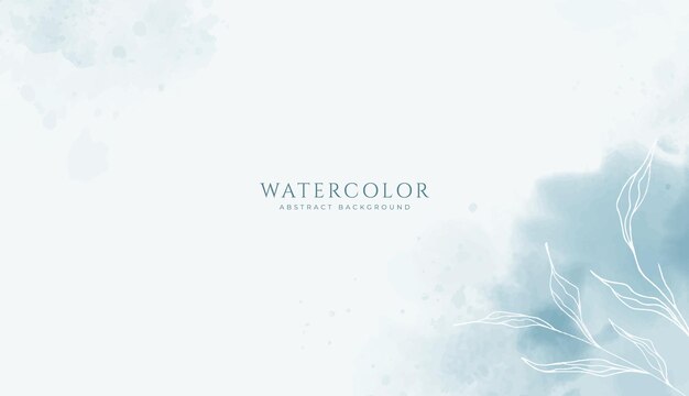 Vector abstract horizontal watercolor background neutral light brown navy blue colored empty space background illustration