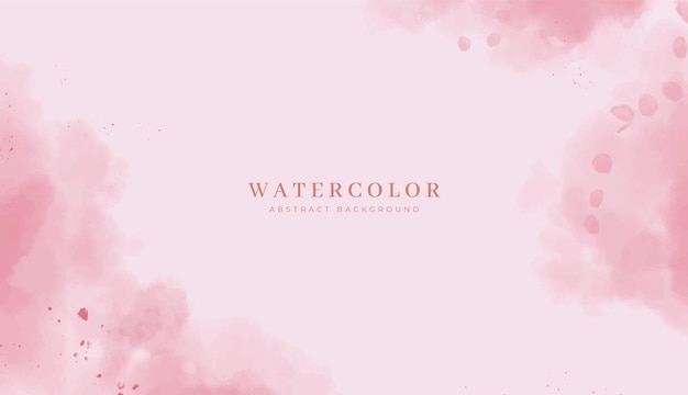 Abstract horizontal watercolor background Neutral light colored empty space background illustration