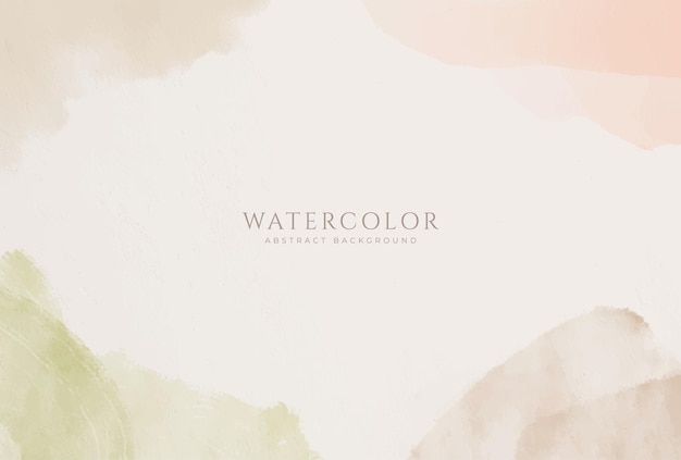 Abstract horizontal watercolor background neutral light colored empty space background illustration