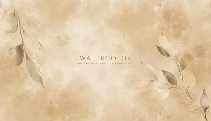 Vector abstract horizontal watercolor background neutral light colored empty space background illustration