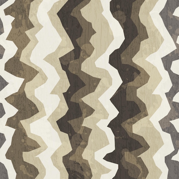 Vector abstract houten naadloos patroon met grungeeffect