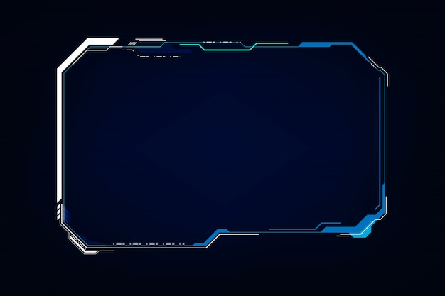 Vector abstract hud ui gui future futuristic screen system virtual background