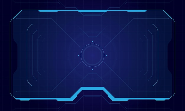 Vector abstract hud ui gui future futuristic screen system virtual