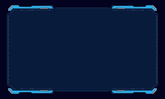 Abstract hud ui gui toekomstig futuristisch schermsysteem virtueel