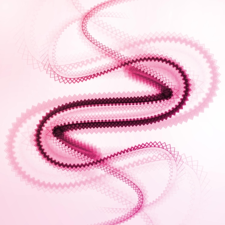 Vector abstract illustration of dragon in the asian style digital art