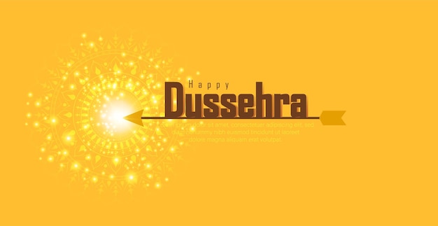 Abstract illustration of dussehra. vector