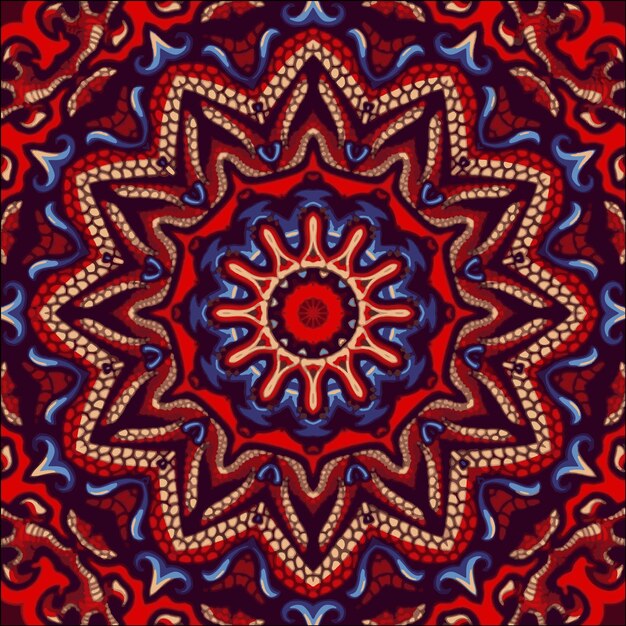 Abstract indian pattern with mandala. vintage beautiful background