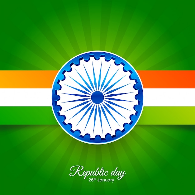 Abstract indian republic day