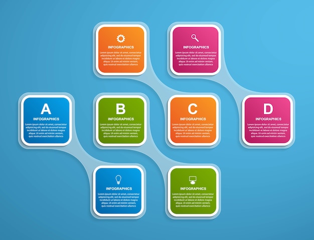 Abstract infographic  design elements.