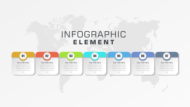 추상 Infographic 요소 사업 전략