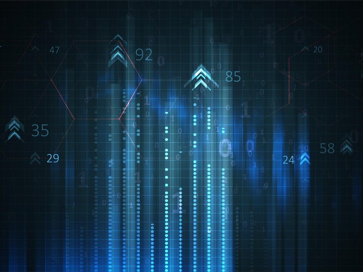 Vector abstract infographics visualization