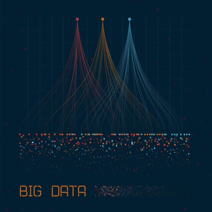 Vector abstract infographics visualization