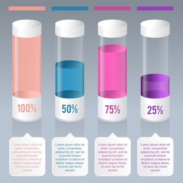 Infografica astratta