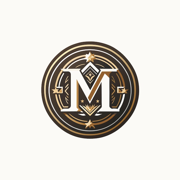 Abstract Initial Letter M Logo Design