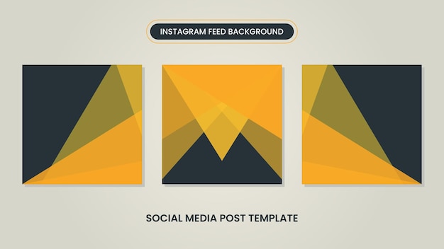 Abstract Instagram Background Multi Purpose Illustration Set EPS Vector