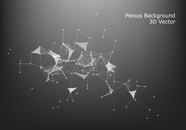 Vettore connessione grafica e tecnologia grafiche astratte.