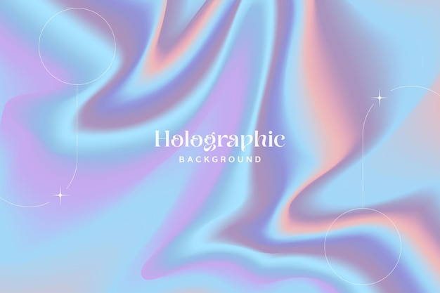Abstract Iridescentie Holografische achtergrond Pastel Gradiënt Trendy Moderne Ontwerp